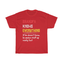 Load image into Gallery viewer, Grandpa Knows Everything TEE
