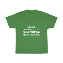 Load image into Gallery viewer, DAD KNOWS A LOT BUT GRANDPA KNOWS EVERYTHING 01 Tees
