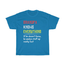 Load image into Gallery viewer, Grandpa Knows Everything TEE
