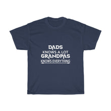 Load image into Gallery viewer, DAD KNOWS A LOT BUT GRANDPA KNOWS EVERYTHING 01 Tees
