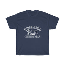 Load image into Gallery viewer, Girls LOVES christmas Tees
