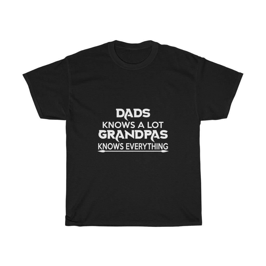 DAD KNOWS A LOT BUT GRANDPA KNOWS EVERYTHING 01 Tees